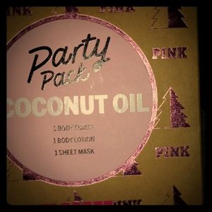 Pink party pack coconut oil